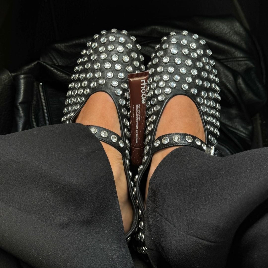 Ivy Studded Flats