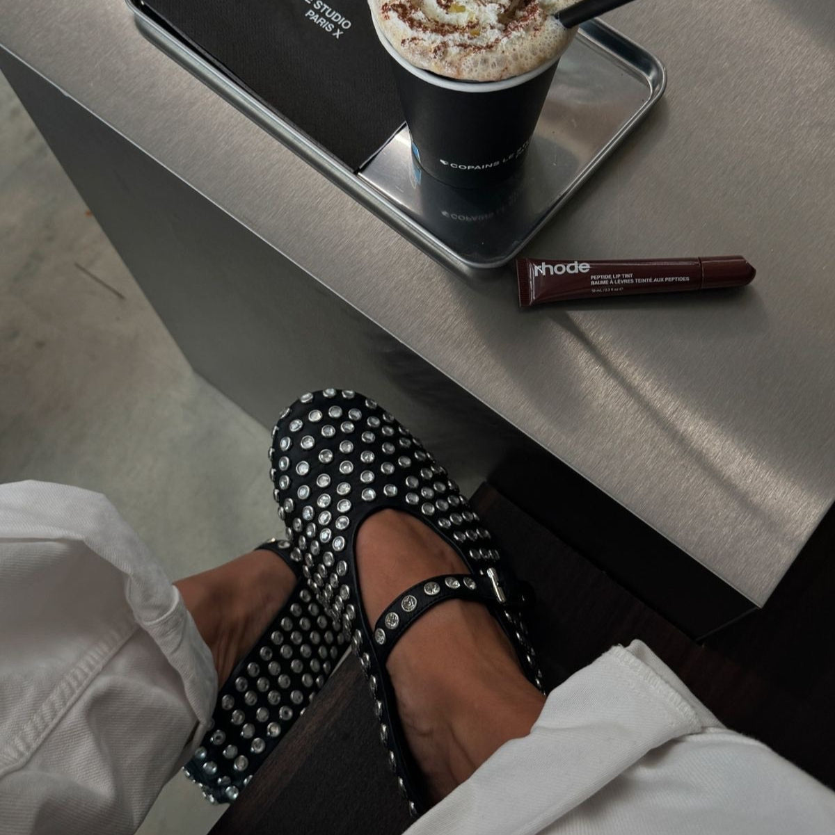Ivy Studded Flats