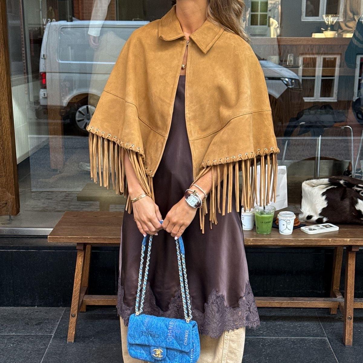 Scarlett Fringe Cape