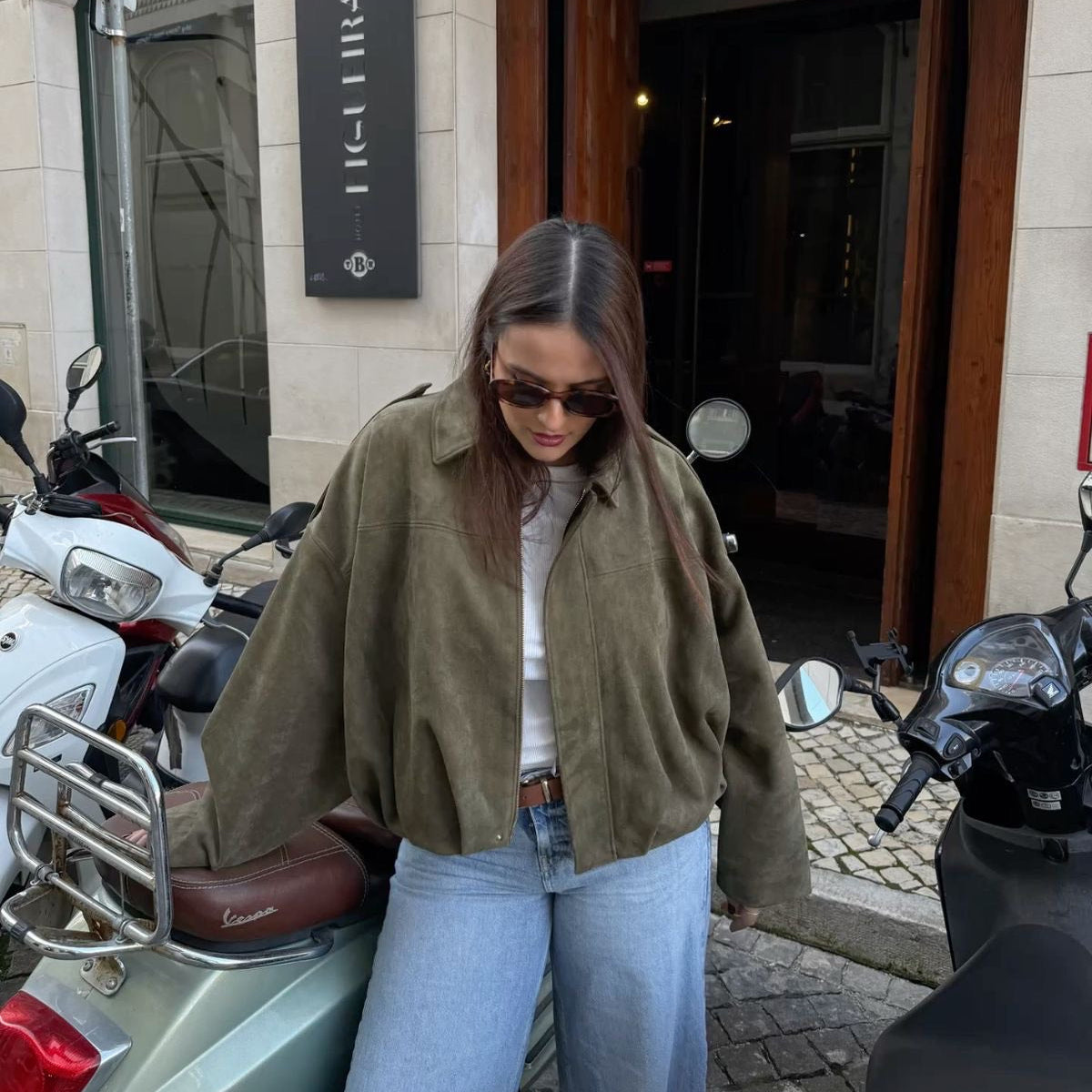 Nora Suede Jacket