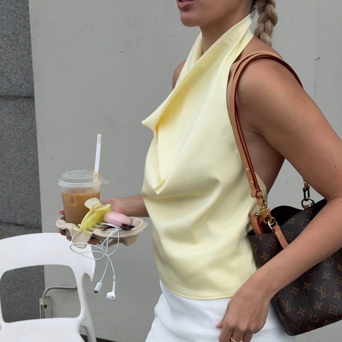 Hannah Satin Top