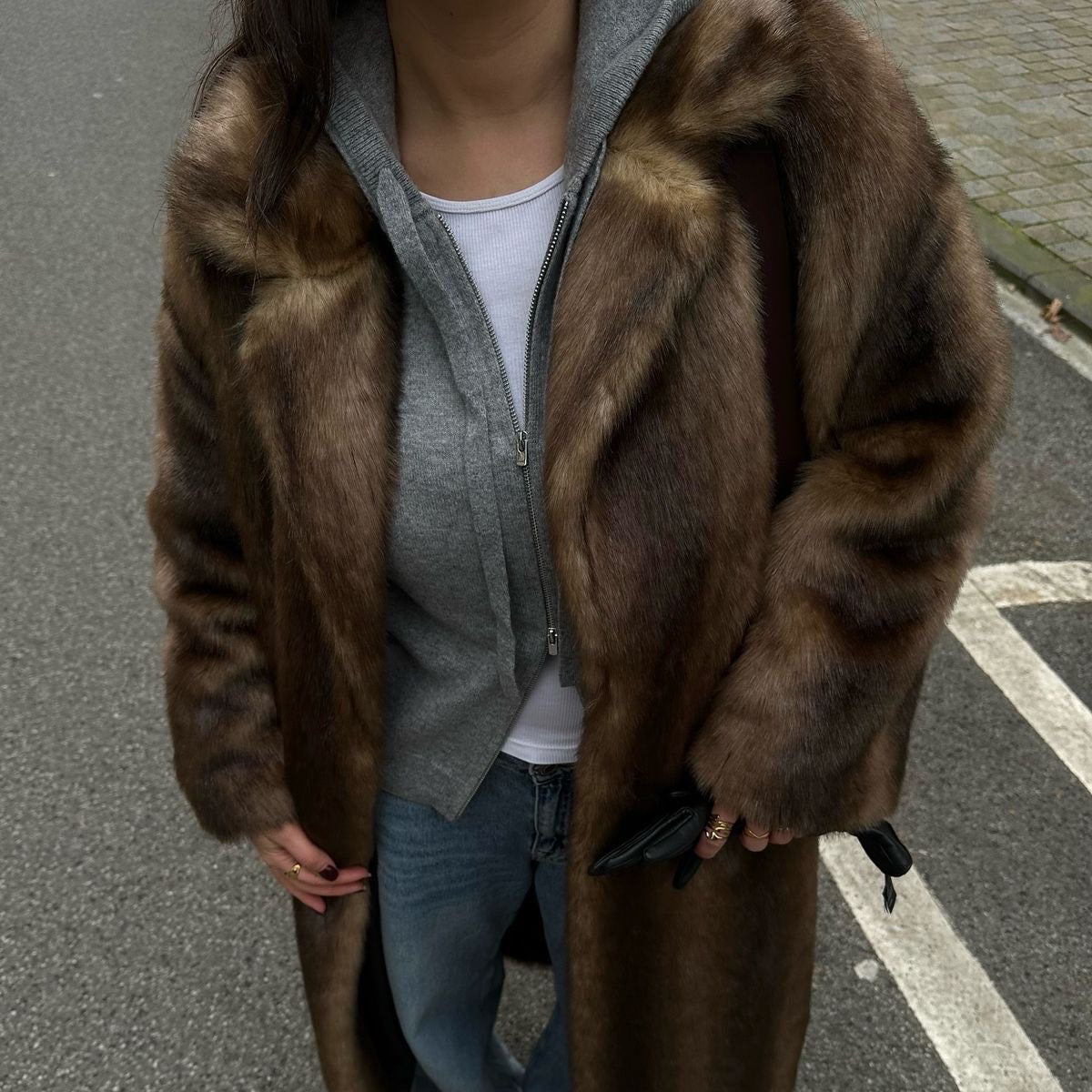 Marina Faux Fur Coat
