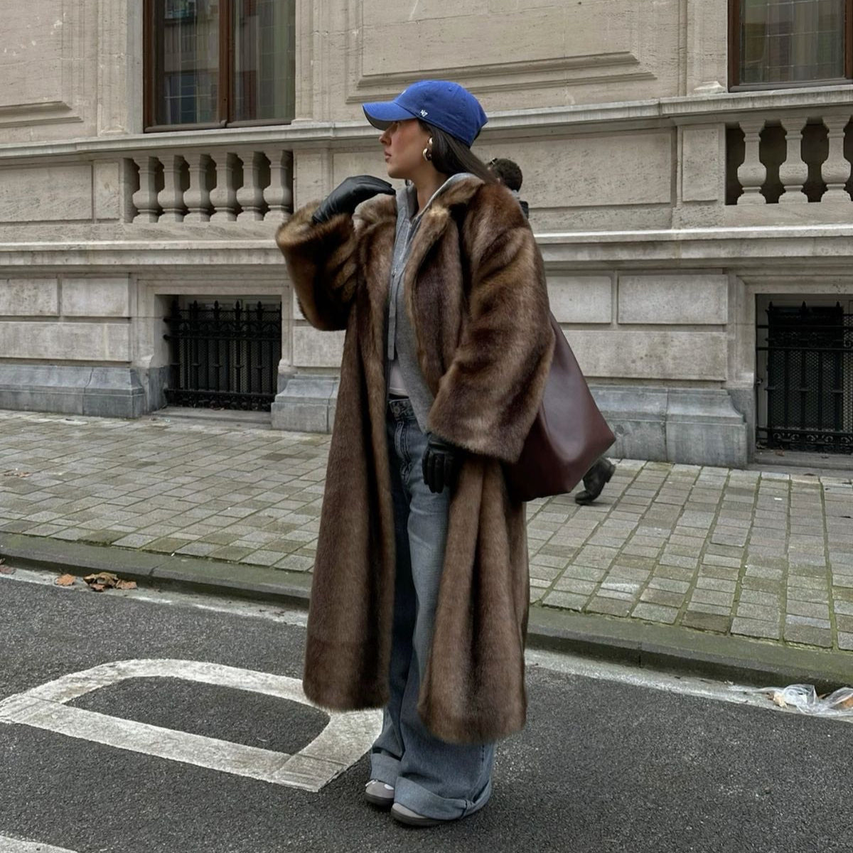 Marina Faux Fur Coat